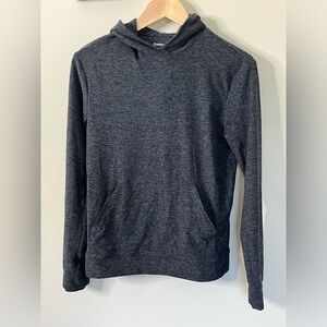 Outdoor Voices Hooded Pullover Dark Heathered Gray Long Sleeve Size XXS